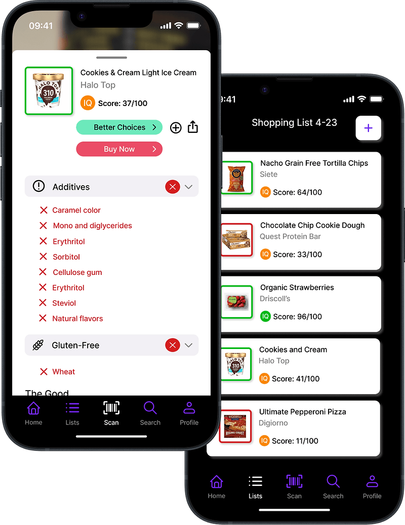 Label IQ Origin mockups